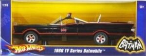 mattel hot wheels 1:18 1966 tv series batmobile