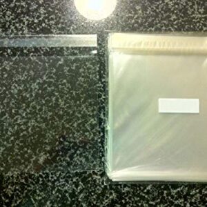 UNIQUEPACKING 100 Pcs 7x7 Clear Resealable Cello/Cellophane Bags Good for Bakery Candle Soap Cookie
