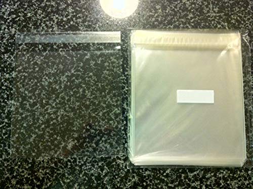 UNIQUEPACKING 100 Pcs 7x7 Clear Resealable Cello/Cellophane Bags Good for Bakery Candle Soap Cookie