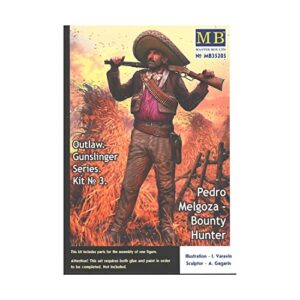 master box 35205-1/35 pedro melgoza – bounty hunter. gunslinger series.