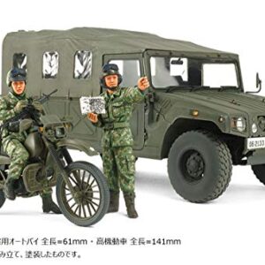 TAMIYA 25188 25188-1:35 JGSDF Reconnaissance Wheel with HMV Vehicle, Model Construction, Plastic Kit, Unpainted