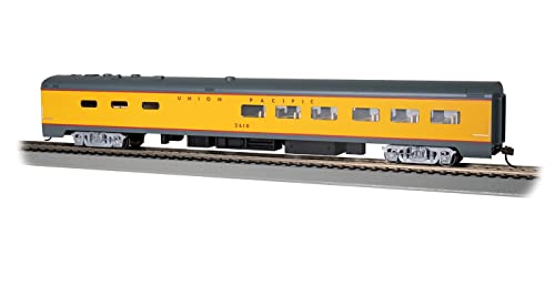 Bachmann Trains - 85' Smooth-Side Dining CAR with Lighted Interior - Union Pacific® #3610 - HO Scale