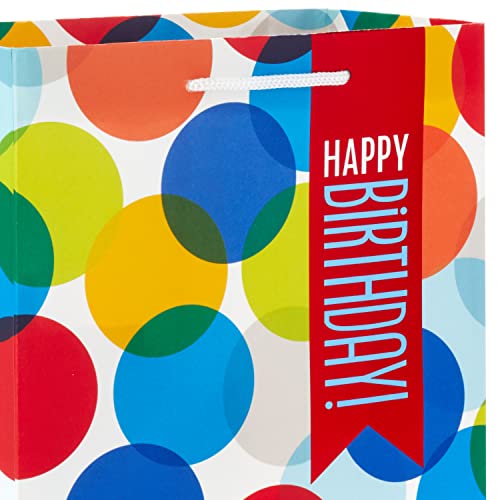 Hallmark Assorted Birthday Gift Bags (8 Bags: 4 Medium 9", 4 Large 13") for Kids, Teachers, Grandchildren, Adults, Siblings, Parties