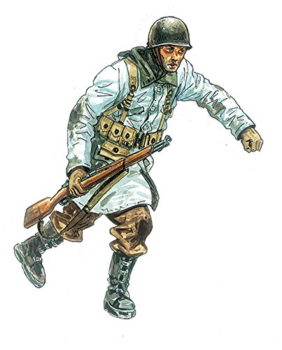 Italeri I6133 510006133 - 1:72 WWII United States Infantry Winter Uniform, Plastic Construction Kit