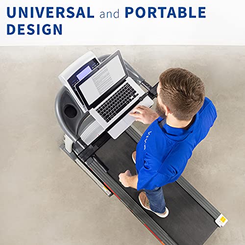 VIVO Universal Laptop Treadmill Desk, Adjustable Ergonomic Notebook Mount Stand for Treadmills Stand-TDML1