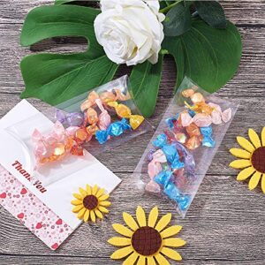 BENECREAT 30 Packs Clear Plastic Pillow Favor Box Candy Treat Gift Box for Wedding Party Packing Box, Over Size - 5.5x2.5x1