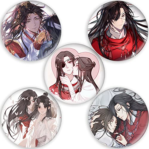 Hiumollly Heaven Official's Blessing Merch Gift Set Party Favor Birthday TGCF Gifts Drawstring Bag Card Stickers Pillowcase Poster Button Pins Cell Phone Grips