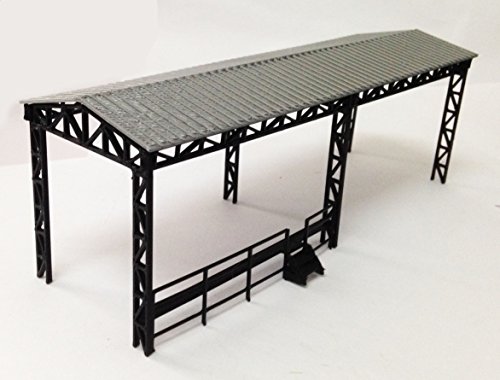 Outland Models Train Railway Layout Factory Open Shed for Locomotive HO OO Scale