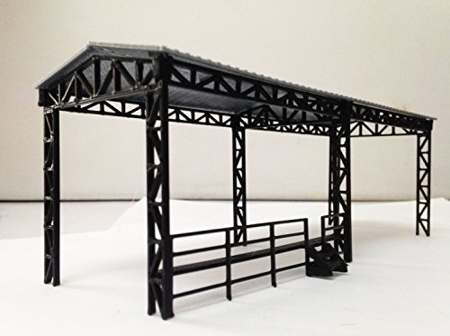 Outland Models Train Railway Layout Factory Open Shed for Locomotive HO OO Scale