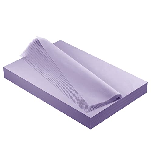 Lavender Tissue Paper for Gift Bags 120 Count of Acid Free Tissue Paper for Gift Tissue Paper for Crafts 15 Inch X 20 Inch Valentines Day Tissue Paper Lavender Colored Tissue Paper by Crown Display