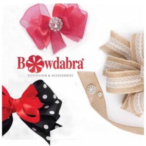 Bowdabra Designer Bow Maker Kit, Large Bundle with 100yd Gold Bow Wire for Creating Gift Bows, Swags, Decorations, Hair Bows, Party Favors, Corsages