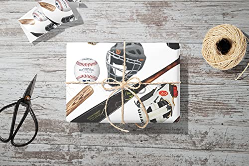 Baseball Gear Gift Wrap - 24"x10'