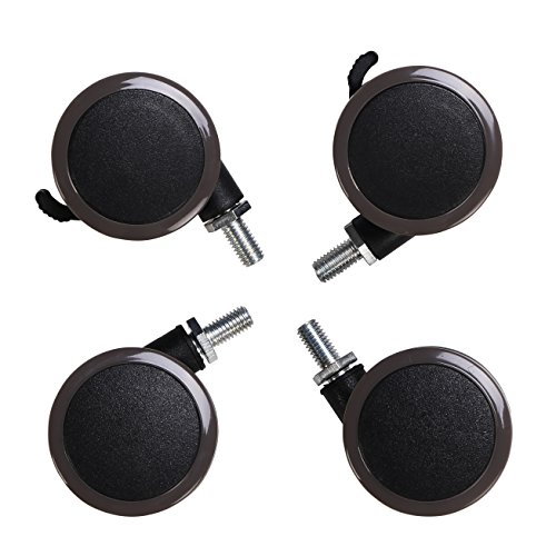 FlexiSpot Height Adjustable Desk Leg Casters Wheels Set of 4 pcs