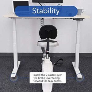 FlexiSpot Height Adjustable Desk Leg Casters Wheels Set of 4 pcs