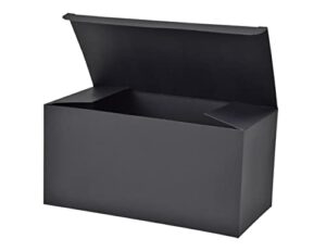 huaprint black gift box,gift boxes with lids 9×4.5×4.5inch,24pcs paper gift box bulk,rectangle gift boxes for presents,birthday,bridesmaid proposal,groomsmen engagements,baby showers, christmas,wedding party favor,crafting cupcake,holidays