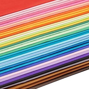 720 Sheets Colorful Bulk Tissue Paper for Gift Wrap Bags, Holidays, Pom Pom Art, DIY Crafts, 36 Colors, 12 x 8.4 in