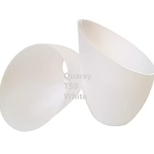 2-Pack 4-1/2" Quaray T50 Plastic Lamp Shade for Torchiere Floor Lamp