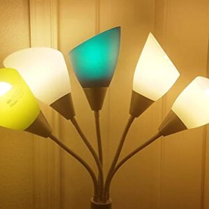 2-Pack 4-1/2" Quaray T50 Plastic Lamp Shade for Torchiere Floor Lamp