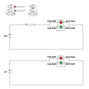 Evemodel 10 Sets Target Faces with LEDs Railway Dwarf Signal HO OO Scale 2 Aspects JTD21