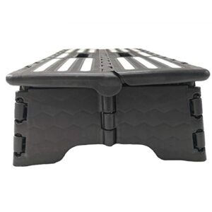 HY DEALS Portable Folding Step Up Stool Car Height Boost Elder Adult Kid Child Non-Slip Step Grips, Foldable & Easy to Store