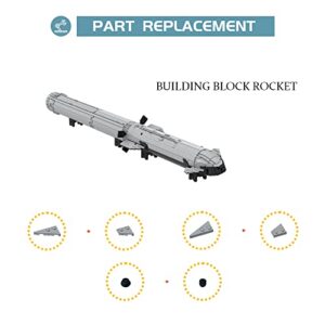 Space Launch System Starship Heavy Rocket Building Kit, Super Heavy Launch Vehicle Starship Building Set, Space Ship X Model Building Blocks Set, Outer Space Rocket for Kids Adults,New 2022 (3135 PCS)