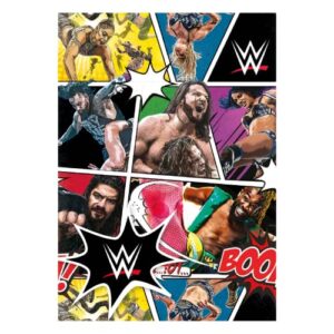 official wwe gift wrap, 2 sheets 2 tags, gift wrap for presents, climate pledge friendly gift wrap, officially licensed gift wrap
