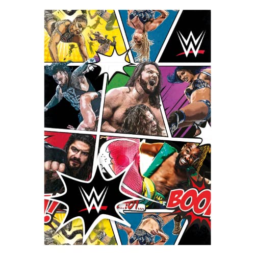 Official WWE Gift Wrap, 2 Sheets 2 Tags, Gift Wrap for Presents, Climate Pledge Friendly Gift Wrap, Officially Licensed Gift Wrap