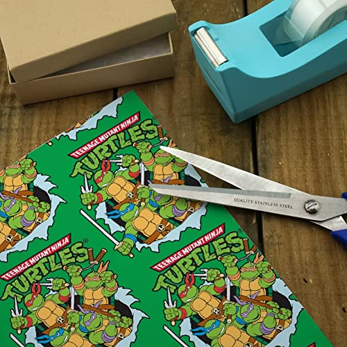 GRAPHICS & MORE Teenage Mutant Ninja Turtles Group Retro Gift Wrap Wrapping Paper Rolls