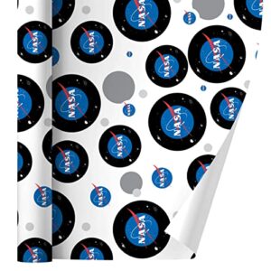 graphics & more nasa official meatball logo gift wrap wrapping paper roll