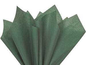 forest green tissue paper 15 inch x 20 inch – 100 sheets premium quality tissue paper by a1 bakery supplies made in usa