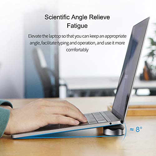Laptop Cooling Pad, Hagibis Ergonomic Laptop Stand Small Invisible Cooler Ball Portable Magnetic Foot Heat for MacBook Pro Computer