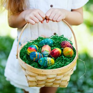 JOYIN 12oz Easter Grass Crinkle Paper Shred，Pure Green Easter Basket Filler Stuffers for Easter Egg Hunt Décor, Party Favors, Easter Decor, Gift Bag Decor