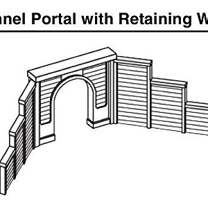 Woodland Scenics Cut Stone HO Tunnel Portals