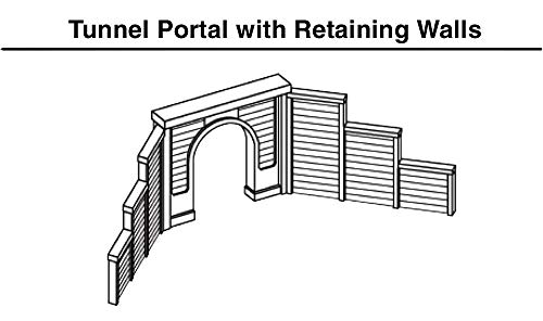 Woodland Scenics Cut Stone HO Tunnel Portals