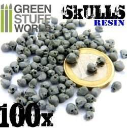 green stuff world 100x resin skulls 1343