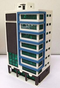 outland models railway colored modern city building tall shopping mall n scale