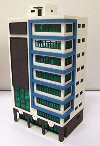 Outland Models Railway Colored Modern City Building Tall Shopping Mall N Scale