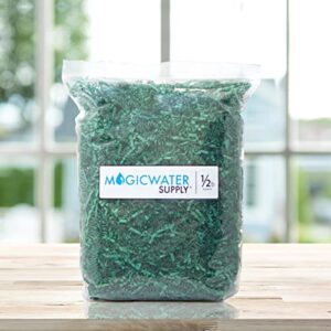 MagicWater Supply Crinkle Cut Paper Shred Filler (1/2 LB) for Gift Wrapping & Basket Filling - Forest Green