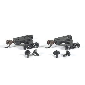 Bachmann Industries Friction Bearing Freight Trucks without Wheels N Scale, Pack of 12