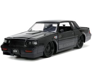 1987 grand national black metallic blackbird bigtime muscle series 1/24 diecast model car by jada 34199