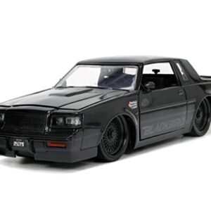 1987 Grand National Black Metallic Blackbird Bigtime Muscle Series 1/24 Diecast Model Car by Jada 34199