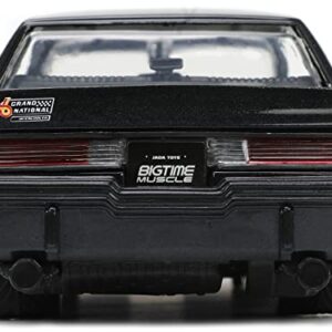 1987 Grand National Black Metallic Blackbird Bigtime Muscle Series 1/24 Diecast Model Car by Jada 34199