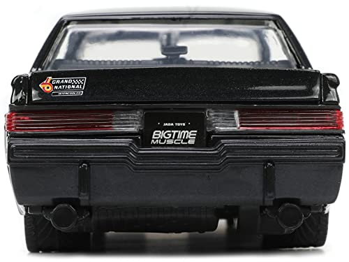 1987 Grand National Black Metallic Blackbird Bigtime Muscle Series 1/24 Diecast Model Car by Jada 34199