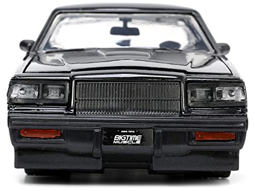 1987 Grand National Black Metallic Blackbird Bigtime Muscle Series 1/24 Diecast Model Car by Jada 34199