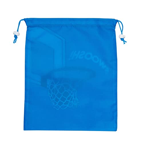 BLUE PANDA Basketball Party Favor Drawstring Gift Bags (12 x 10 in, 12 Pack)