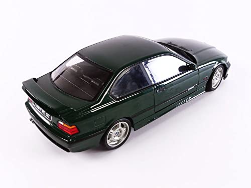 Solido S1803907 1:18 1995 BMW E36 Coupe M3 GT-British Racing Green Porsche Collectible Miniature car