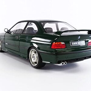 Solido S1803907 1:18 1995 BMW E36 Coupe M3 GT-British Racing Green Porsche Collectible Miniature car