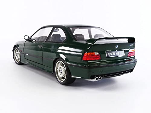 Solido S1803907 1:18 1995 BMW E36 Coupe M3 GT-British Racing Green Porsche Collectible Miniature car