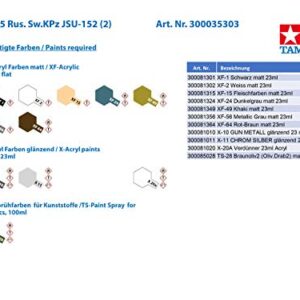 Tamiya Models JSU-152 Russian Heavy Self-Propelled Gun