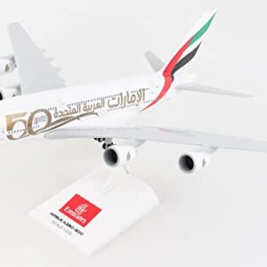 Daron SkyMarks Emirates A380 1/200 w/Gear 50th Anniversary SKR1034